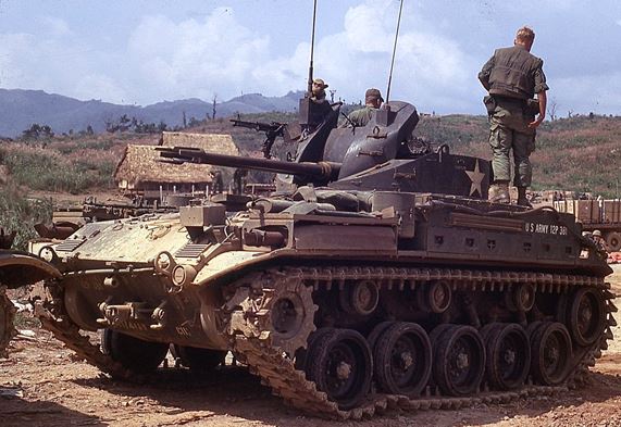 M42 Duster deployed in Viet Nam