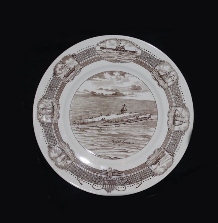 Dinner Plate fron USS Enterprise