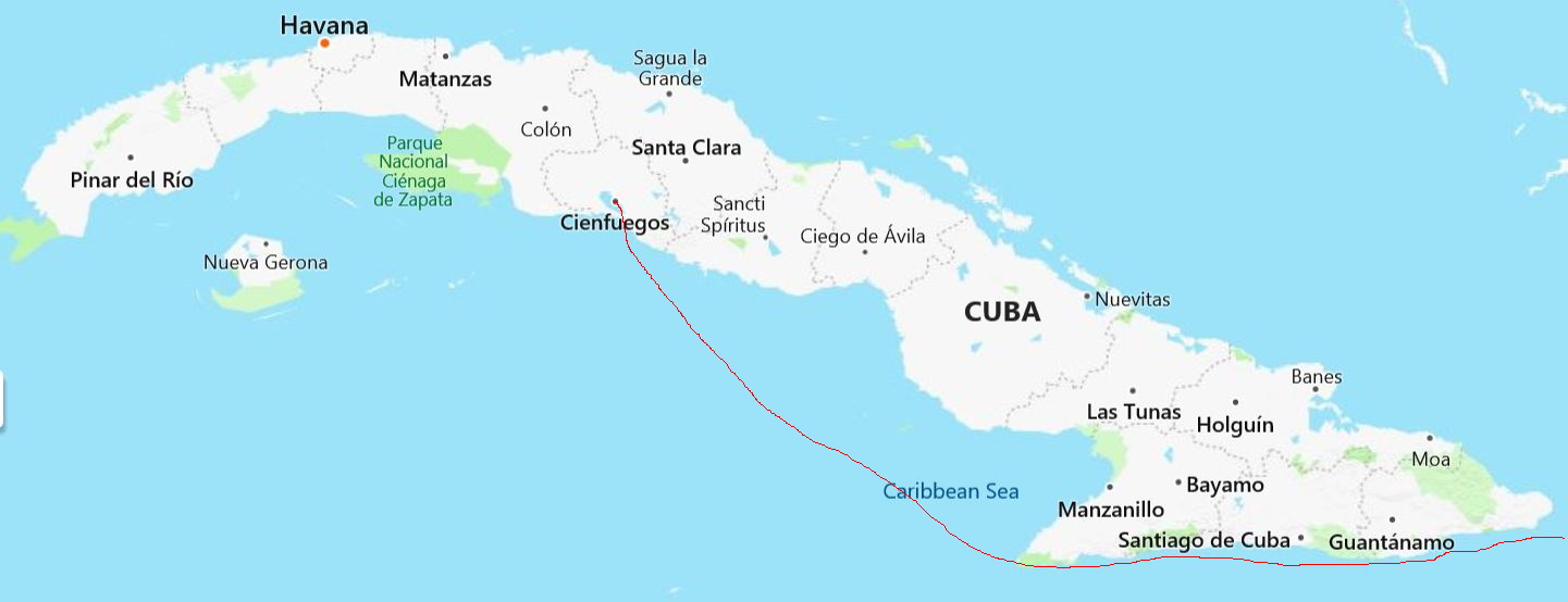 Cuba map