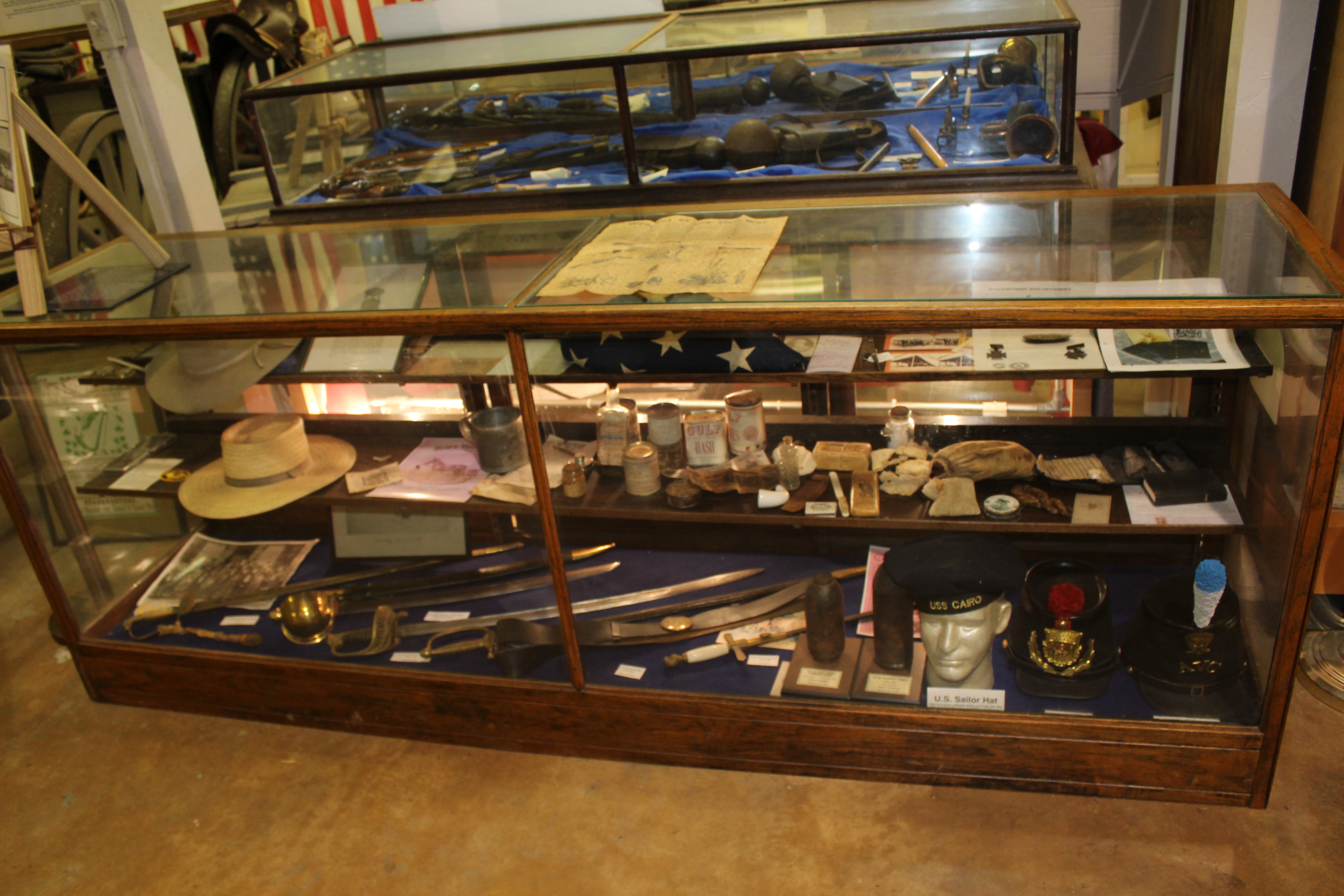 Civil War Shelf Exhibit