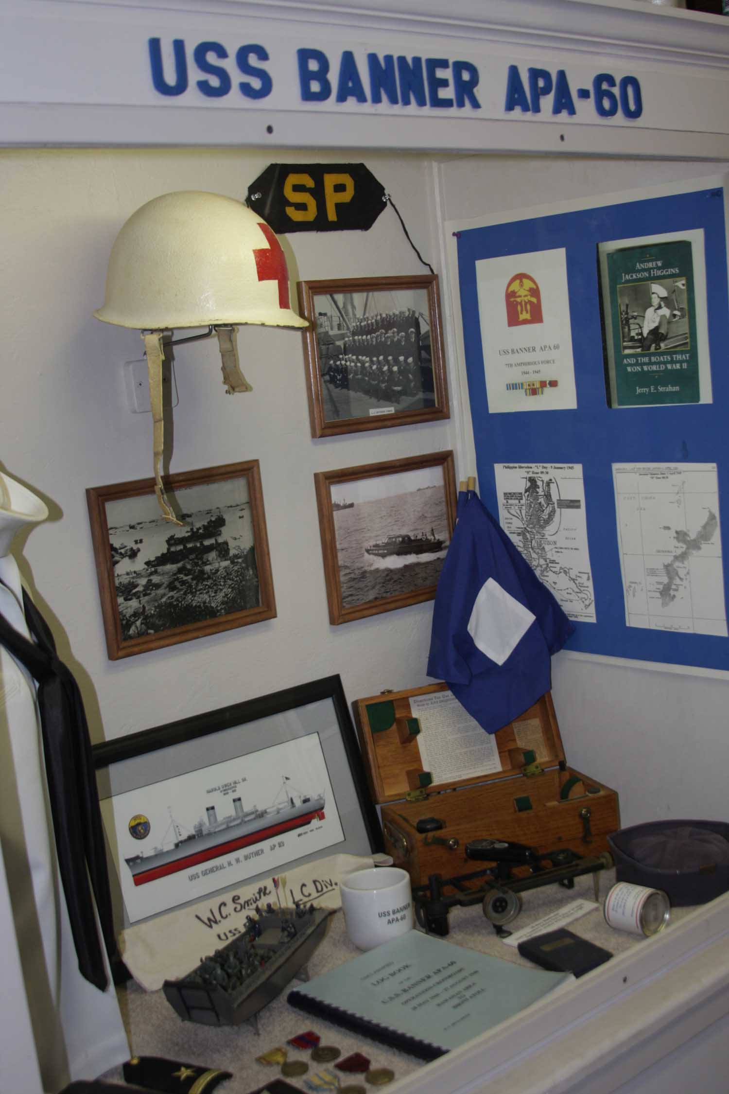 USS Banner APA-60 Display