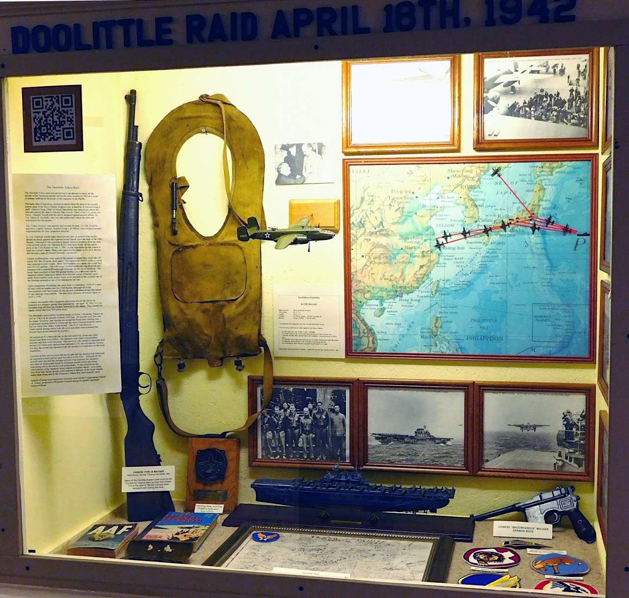 Doolittle Raid April 18, 1942 Display