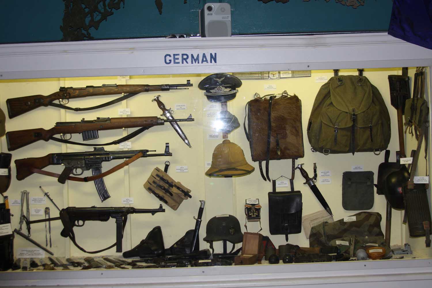 German Weapons Display
