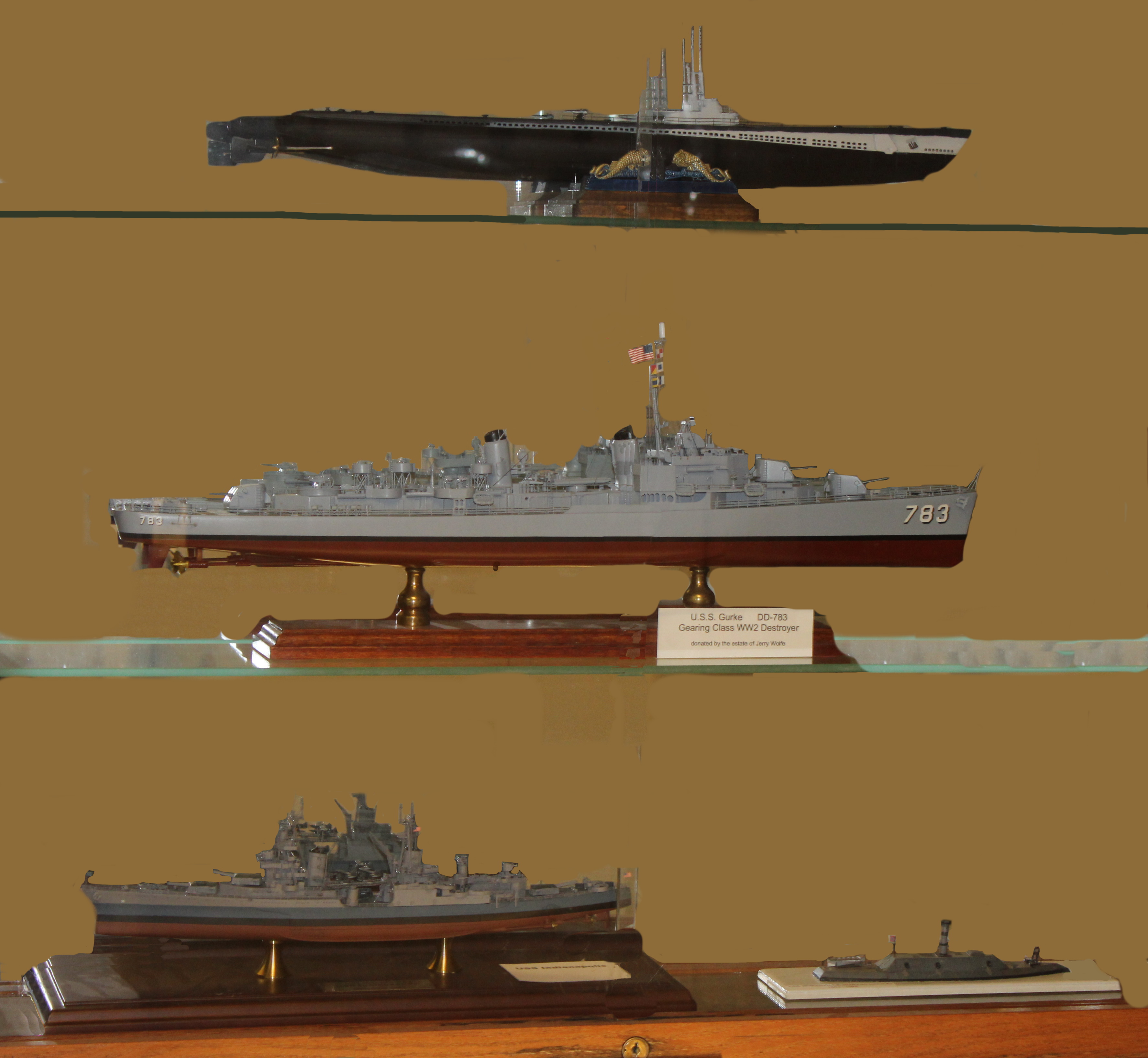 Ship Models #3 : Gato sub, USS Gurke, USS Indianapolis
