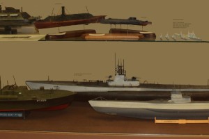 Ships Display #4 Gato Class submarine, Elco PT Boat
