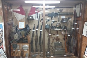 Boxcar World War One Weapons Left Display