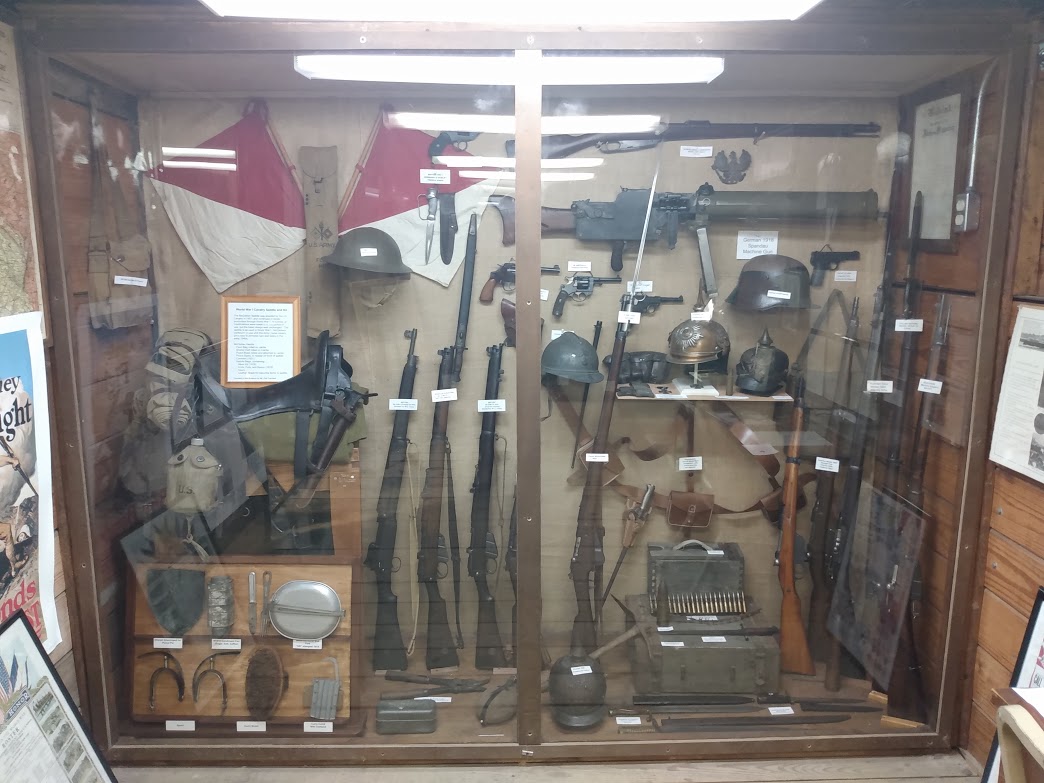Boxcar World War One Weapons Left Display